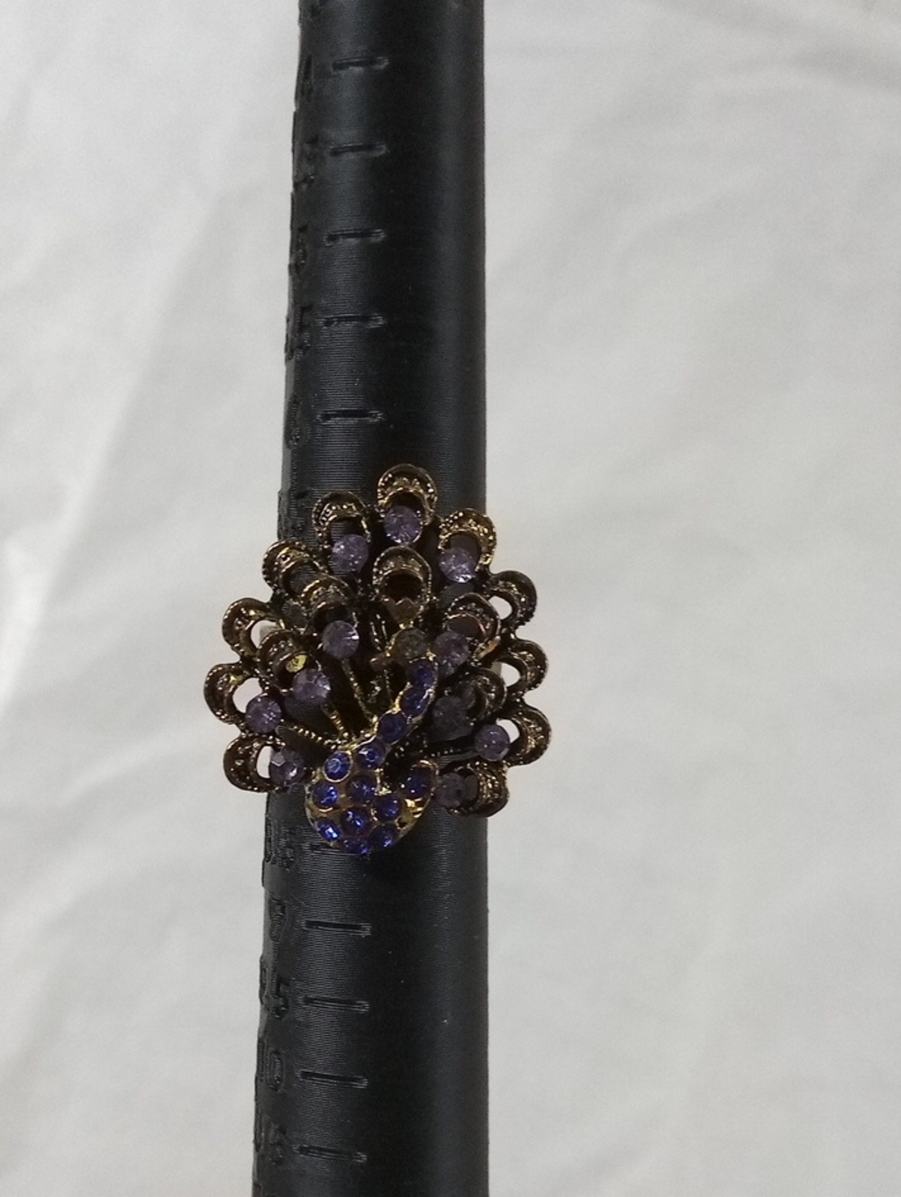 Antique Style Peacock Ring #A537